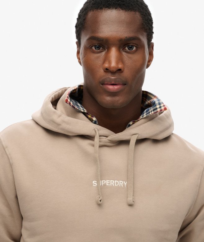 superdry Sudadera de corte holgado con capucha y micrologotipo estampado Oferta especial