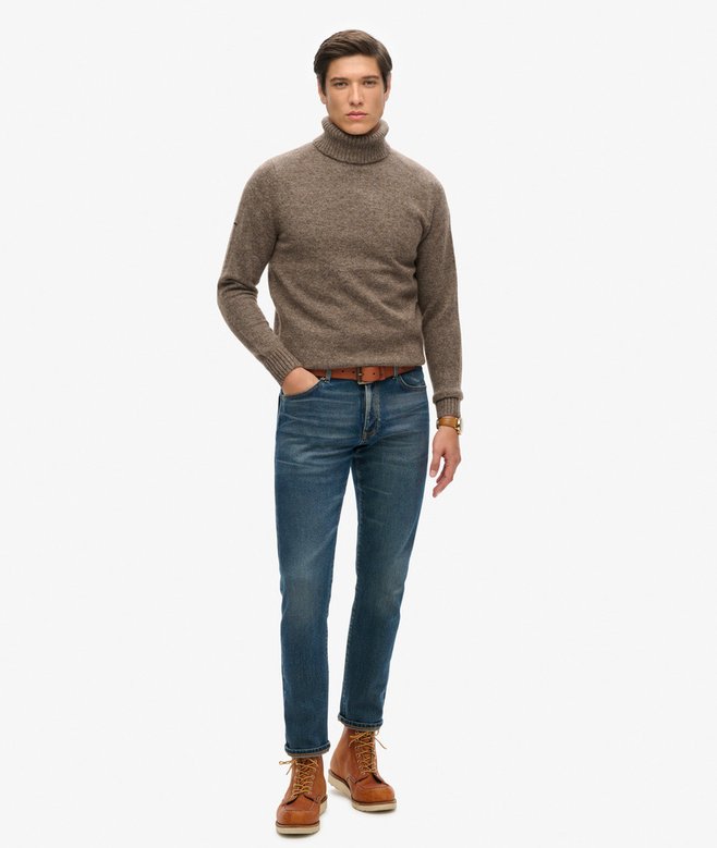superdry Jersey cepillado de cuello vuelto Envío gratis