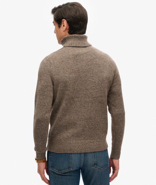 superdry Jersey cepillado de cuello vuelto Envío gratis