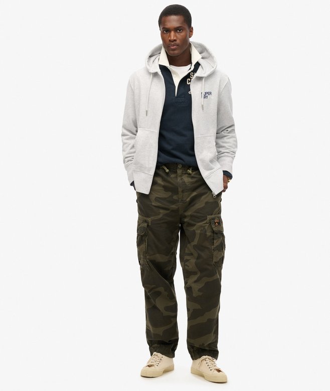 superdry Sudadera de corte holgado con capucha y cremallera Sportswear Últimos 3 días