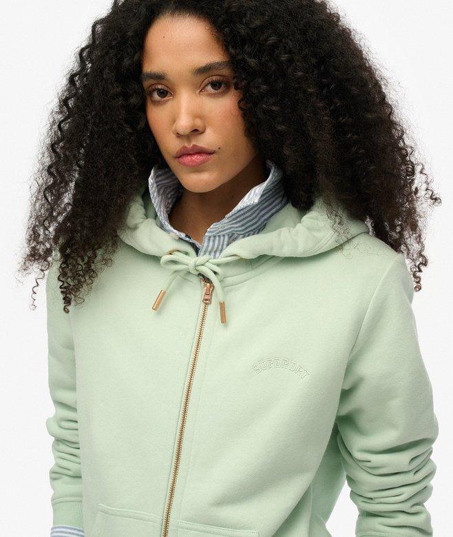 superdry Sudadera con capucha cremallera y logo Essential Promoción trimestral