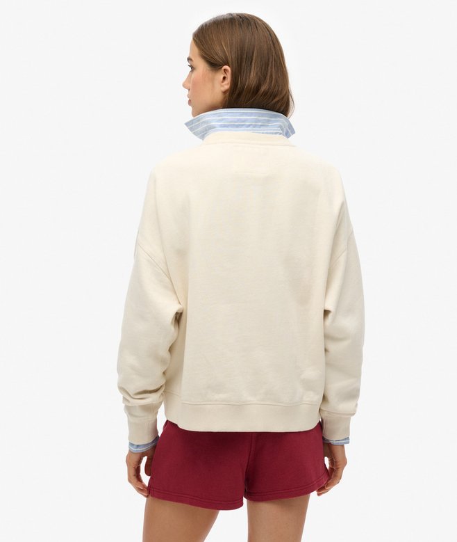 superdry Sudadera de corte holgado y aplique Athletic Essentials Liquidación