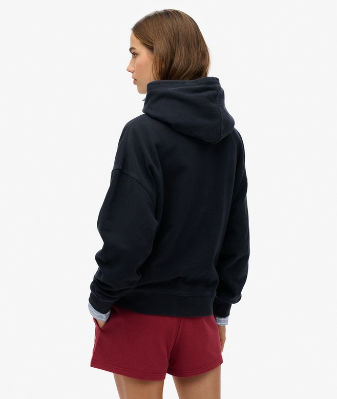 superdry Sudadera relajada con capucha y aplique Athletic Essentials Envío internacional gratuito