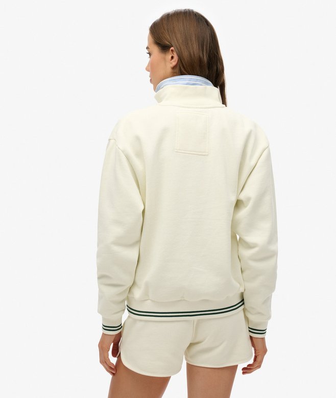 superdry Sudadera holgada con capucha y media cremallera Country Club Tienda de fábrica