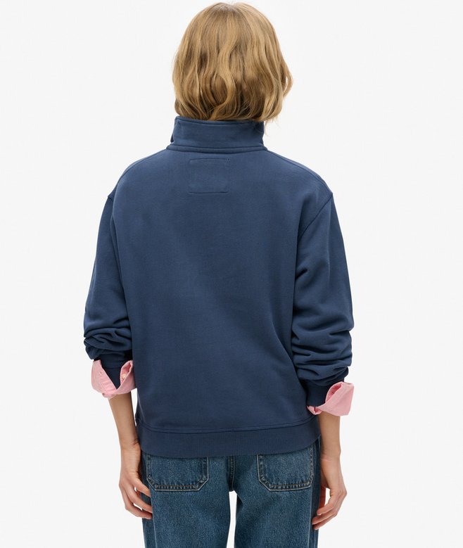 superdry Sudadera de media cremallera de cuello alto Athletic Essentials Descuento por venta flash