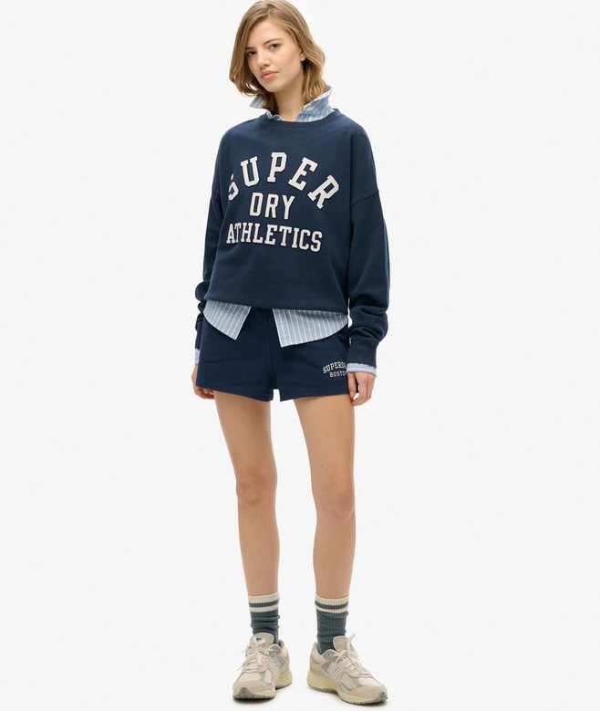 superdry Sudadera de corte holgado y aplique Athletic Essentials Ofertas especiales