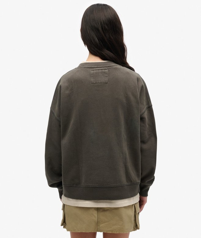 superdry Sudadera de cuello redondo y corte holgado Athletic Essentials Rebajas de fin de temporada