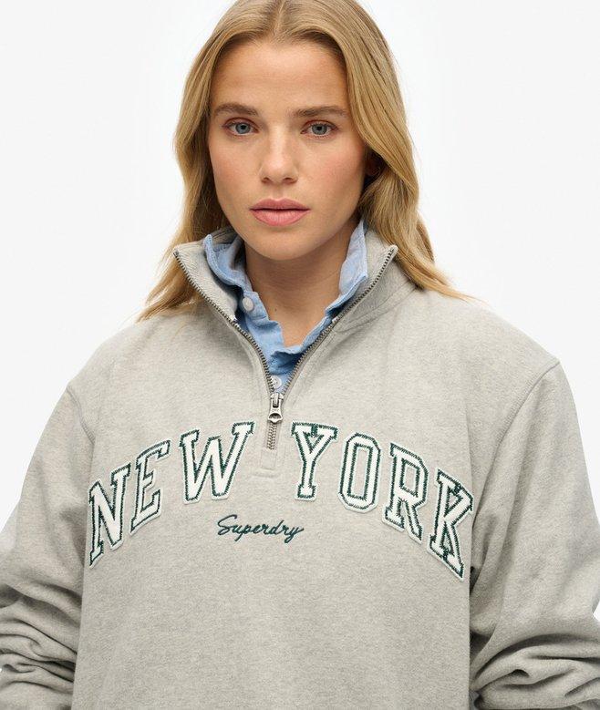 superdry Sudadera con media cremallera y aplique Athletic Essentials 2025