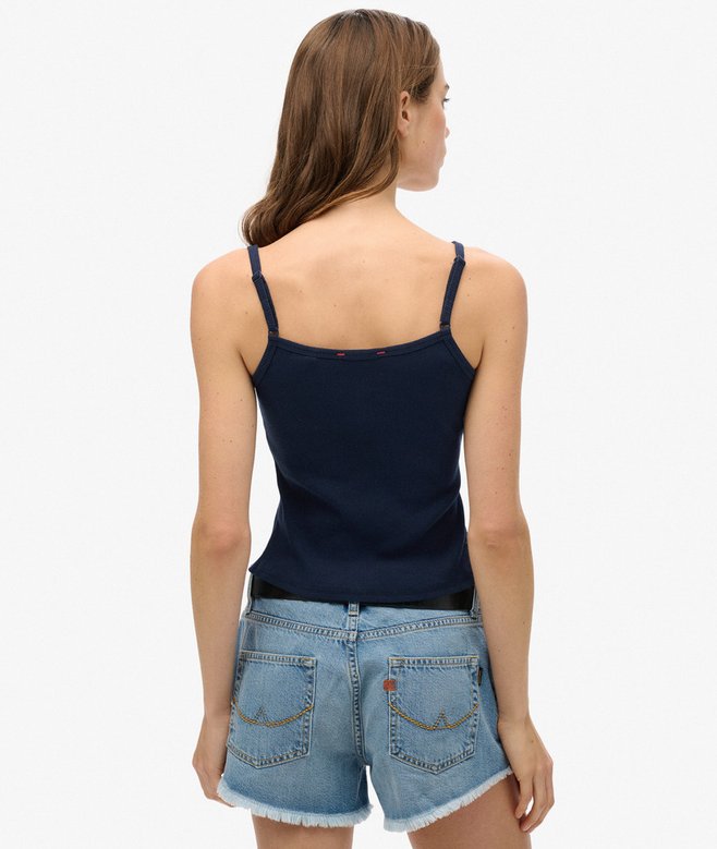 superdry Camiseta gráfica de tirantes con botones Athletic Essentials En línea