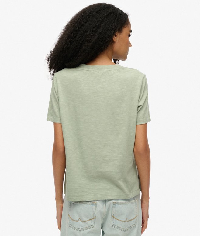 superdry Camiseta lavada con logotipo Essential Venta caliente