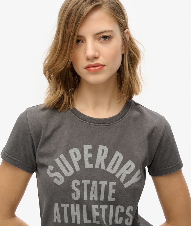 superdry Camiseta ajustada gráfica Athletic Rebajas de fábrica