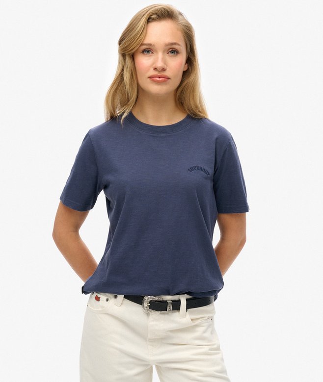 superdry Camiseta lavada con logotipo Essential