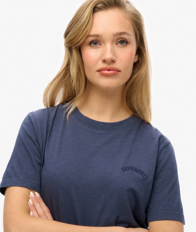 superdry Camiseta lavada con logotipo Essential Ventas relámpago
