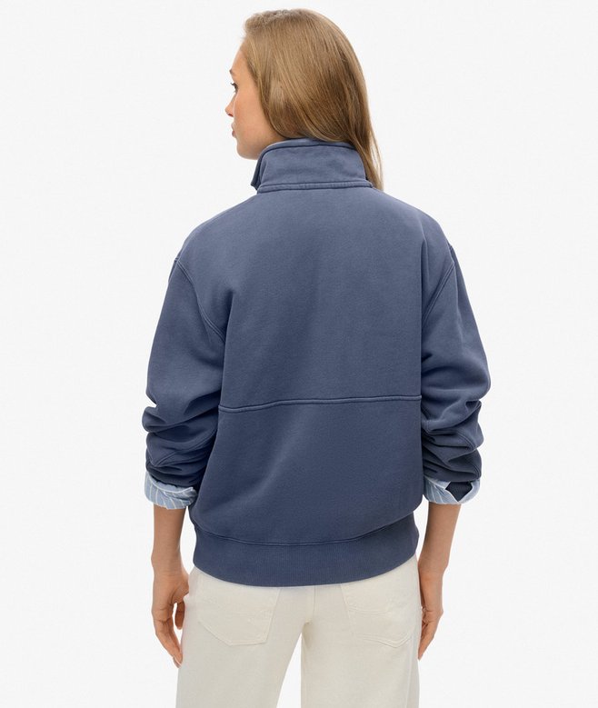 superdry Sudadera extragrande con media cremallera y logotipo Essential Tienda