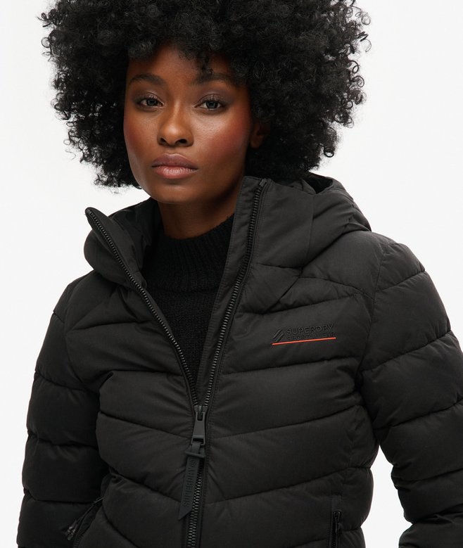 superdry Chaqueta acolchada de microfibra con capucha Oferta especial