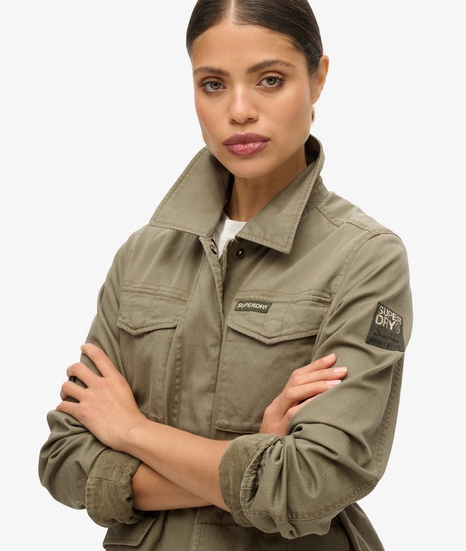 superdry Chaqueta militar bordada M65 Precio de fábrica