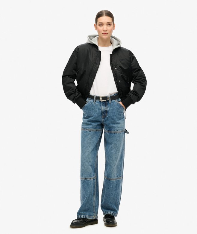 superdry Vaqueros de tiro medio Carpenter Solo hoy
