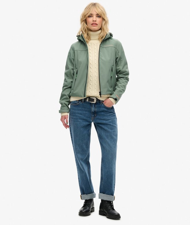 superdry Chaqueta con capucha de tejido softshell Trekker Última moda