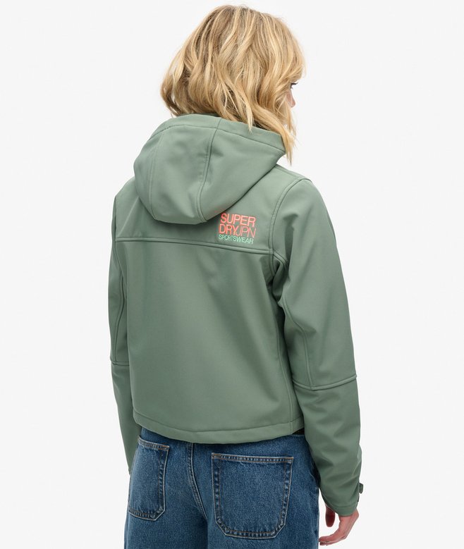 superdry Chaqueta con capucha de tejido softshell Trekker Última moda