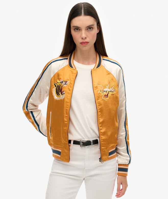 superdry Cazadora bómber con bordado Suikajan