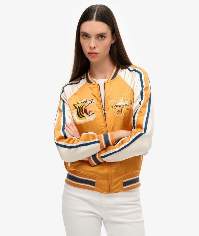 superdry Cazadora bómber con bordado Suikajan Grandes ahorros
