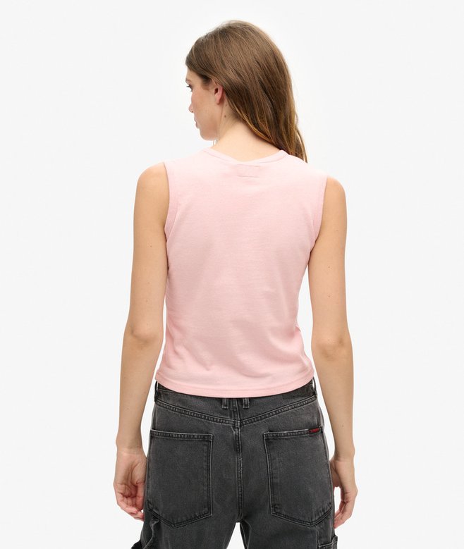 superdry Camiseta sin mangas ajustada con adornos Retro En oferta