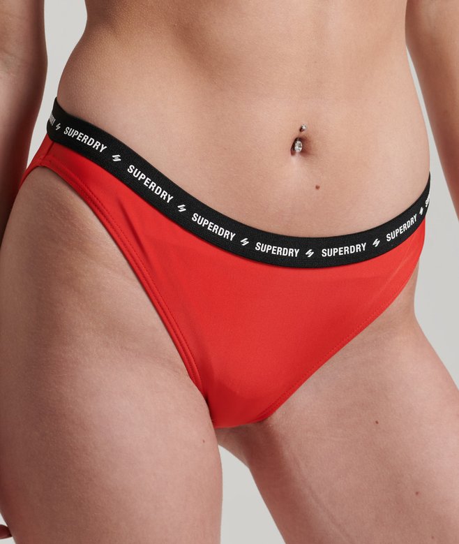 superdry Braguita de bikini elástica con micrologo Code Ventas relámpago