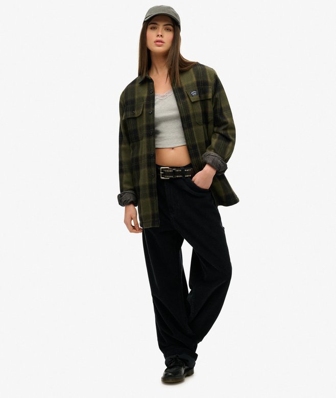 superdry Camiseta corta con ribete de encaje Athletic Essentials Descuento