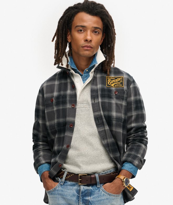 superdry Cinturón con hebilla con el logotipo de la marca Goods Outlet online