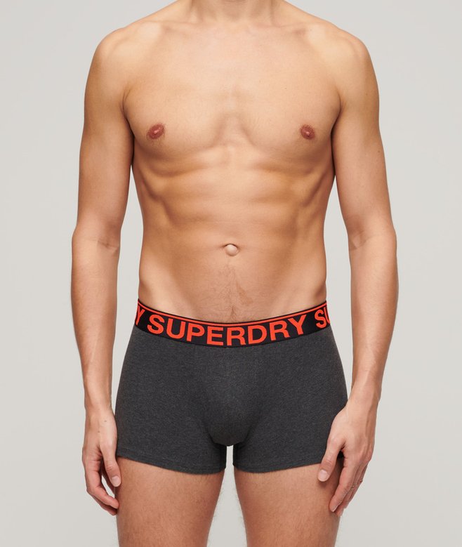 superdry Pack de tres calzoncillos de corte clásico de algodón orgánico Tienda