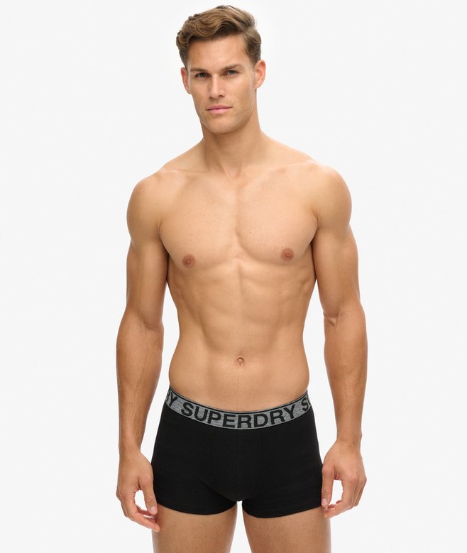 superdry Pack de tres calzoncillos de corte clásico de algodón orgánico Rebajas online