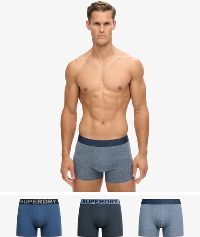 superdry Pack de 3 calzoncillos bóxer de algodón orgánico