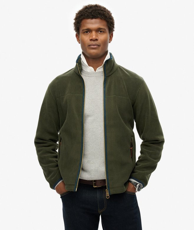 superdry Forro polar con cremallera integral Estate