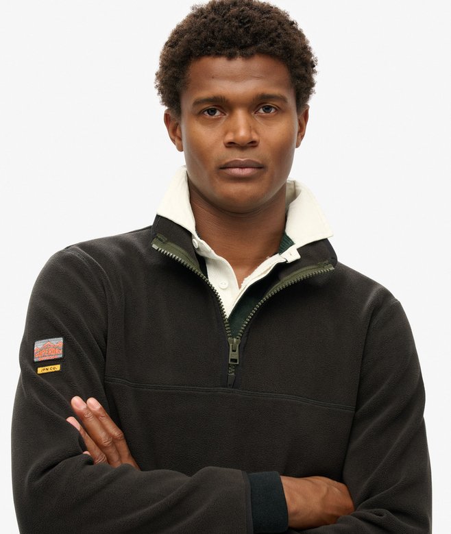 superdry Forro polar con media cremallera Active En oferta