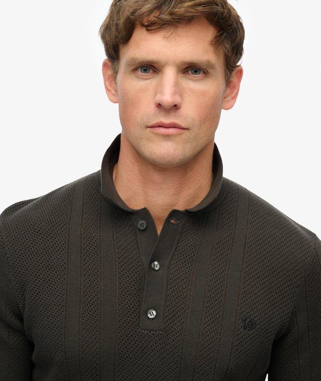 superdry Polo de punto texturizado de manga corta Oferta exclusiva