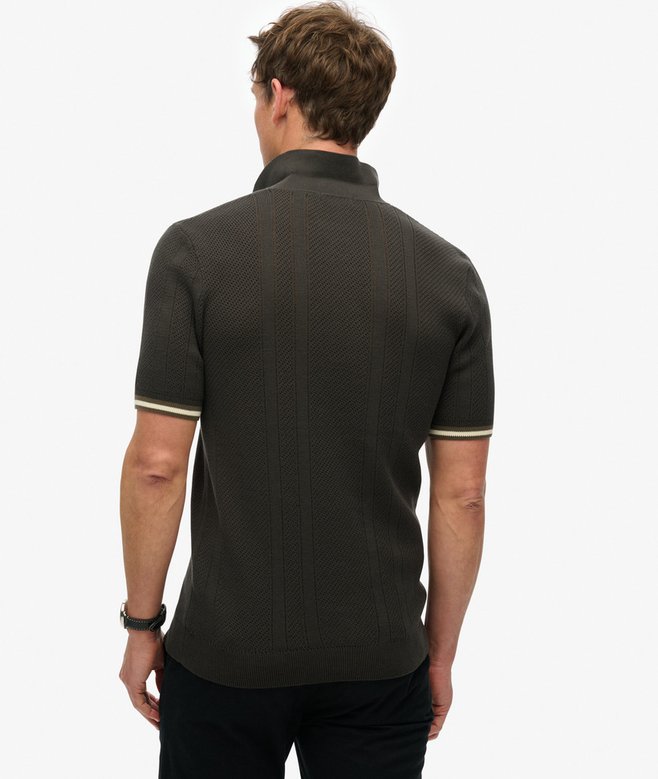 superdry Polo de punto texturizado de manga corta Oferta exclusiva