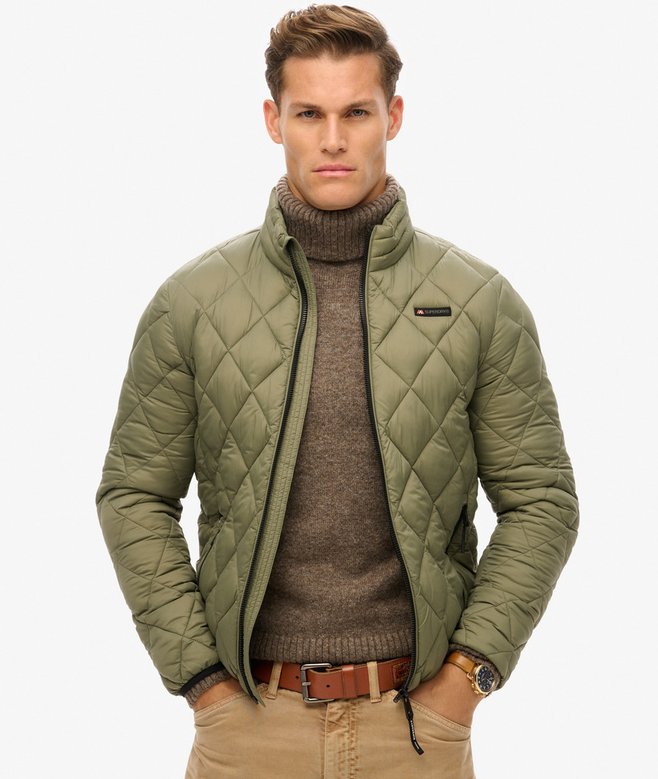 superdry Chaqueta acolchada con diseño de rombos Fuji Lite