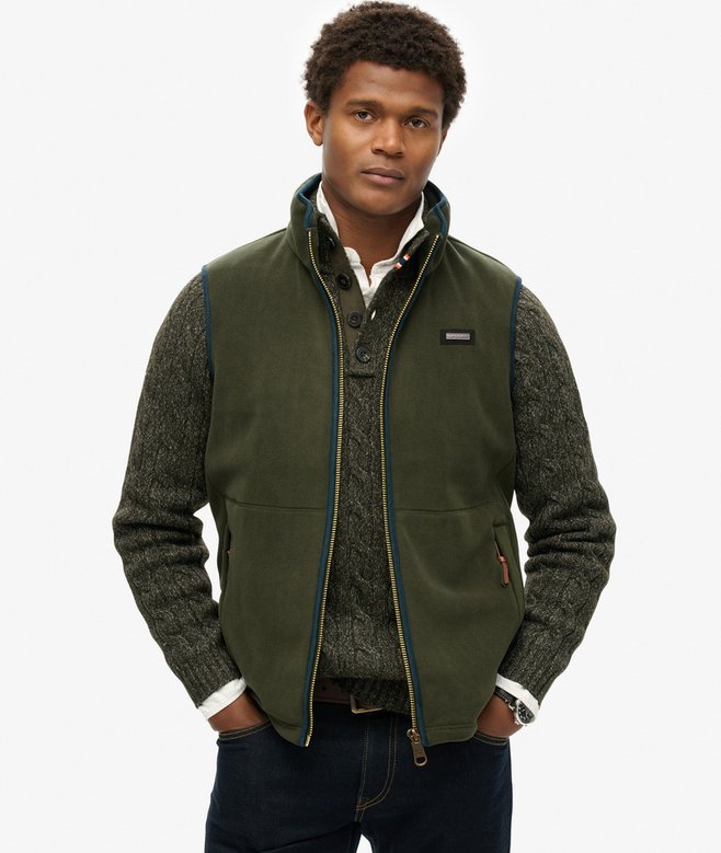 superdry Chaleco con forro polar Estate Ofertas