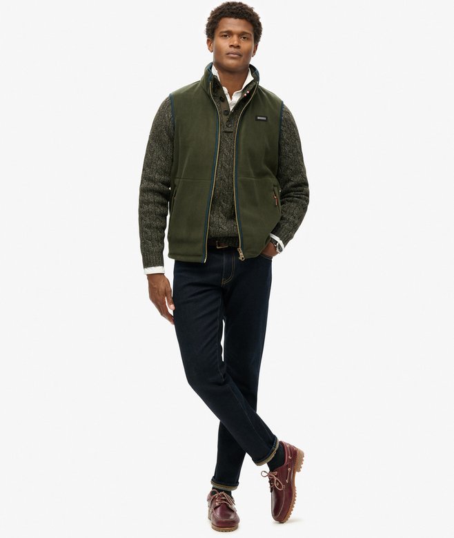 superdry Chaleco con forro polar Estate Ofertas