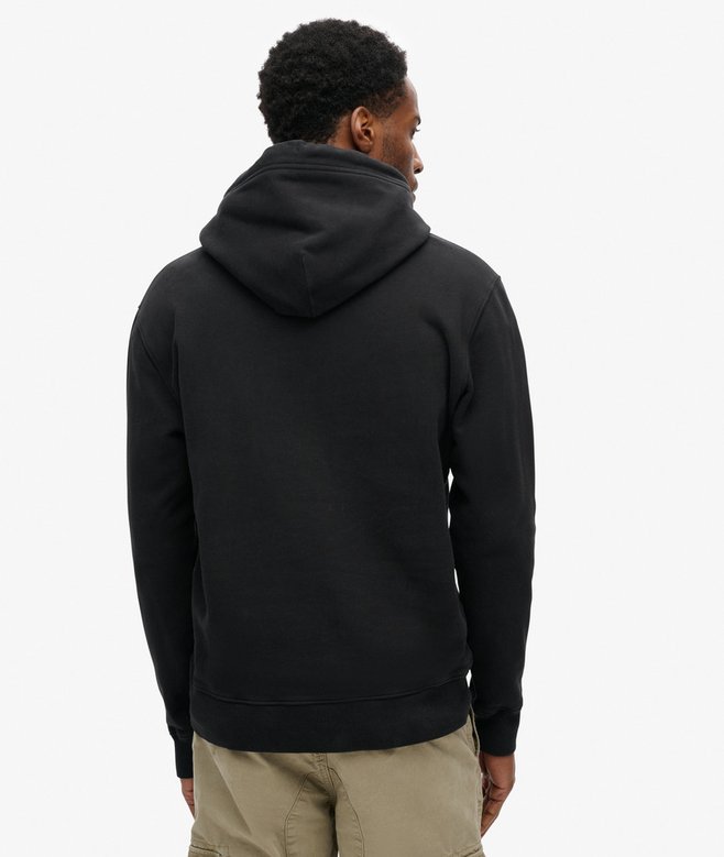 superdry Sudadera con capucha suelta con efecto descolorido y logotipo Core Liquidación