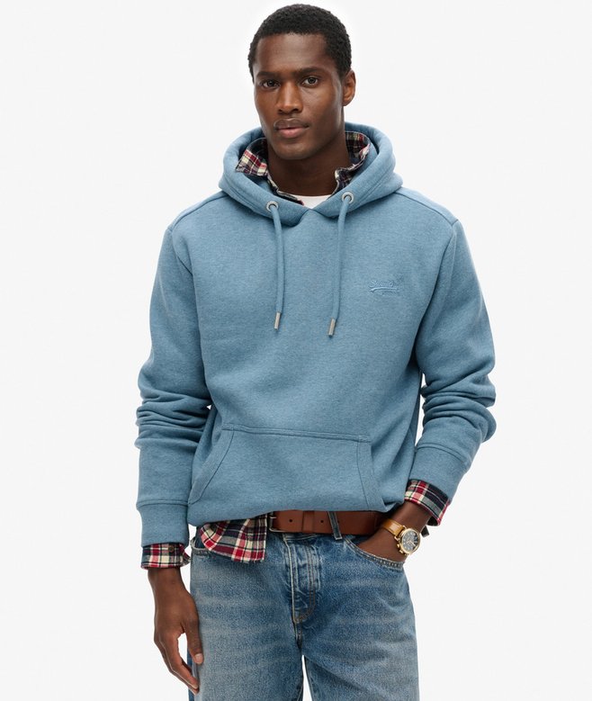 superdry Sudadera de algodón orgánico con capucha y logotipo Essential Envío internacional gratuito