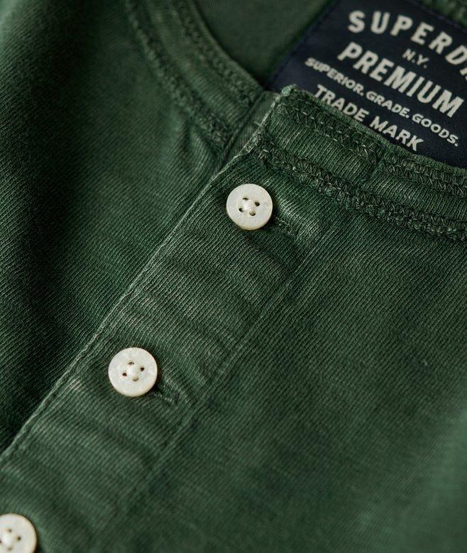 superdry Camiseta de punto y manga larga con cuello panadero Tienda de fábrica