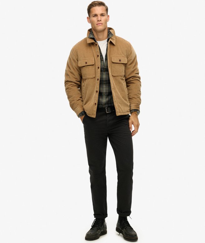 superdry Sobrecamisa de pana acolchada Surplus Limitado a 3 días