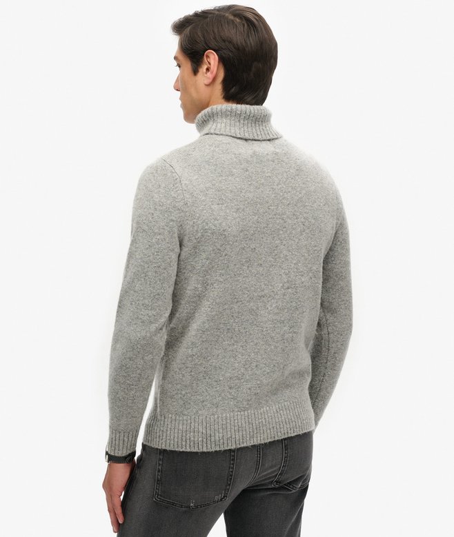 superdry Jersey cepillado de cuello vuelto En oferta