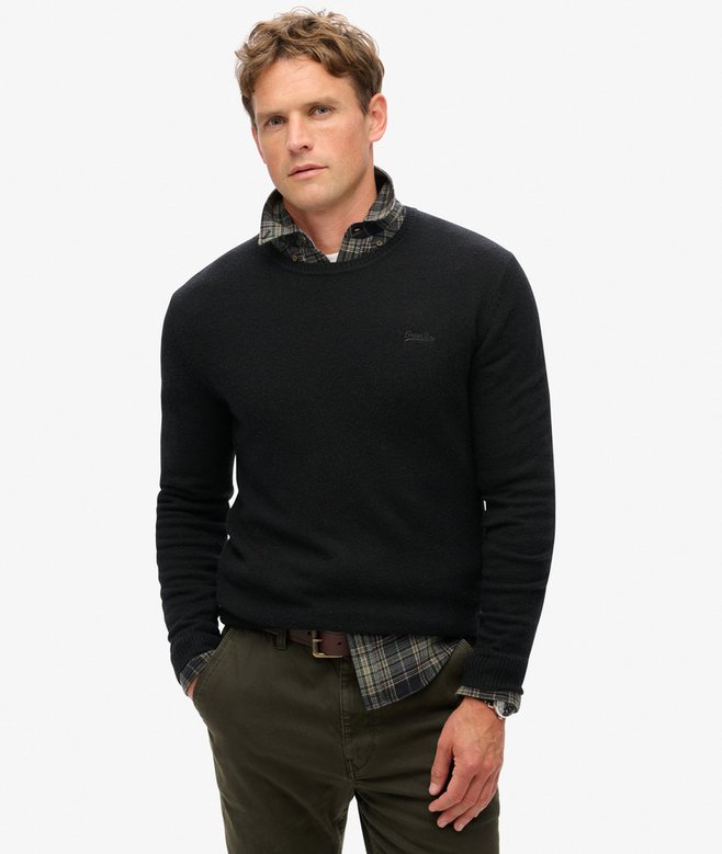 superdry Jersey de corte ajustado con cuello redondo Essential Libre de impuestos