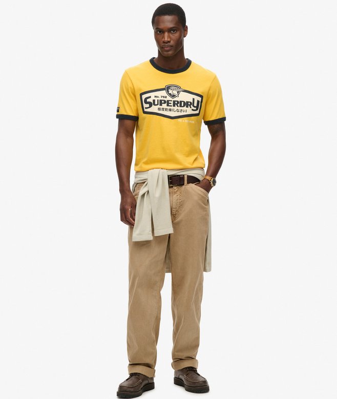 superdry Camiseta gráfica con logotipo Workwear Ofertas de temporada