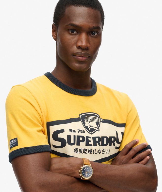 superdry Camiseta gráfica con logotipo Workwear Ofertas de temporada