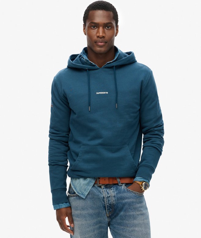 superdry Sudadera lisa con capucha Ofertas especiales