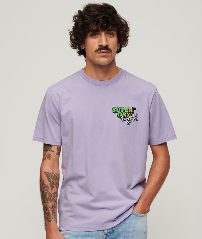 superdry Camiseta suelta Neon Travel En línea