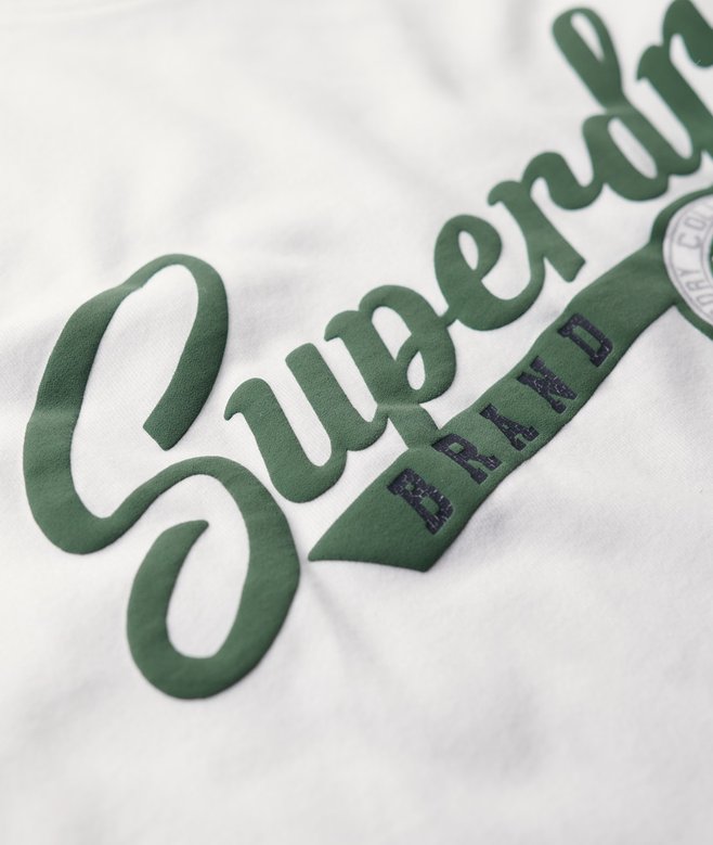 superdry Camiseta Vintage Scripted College Outlet